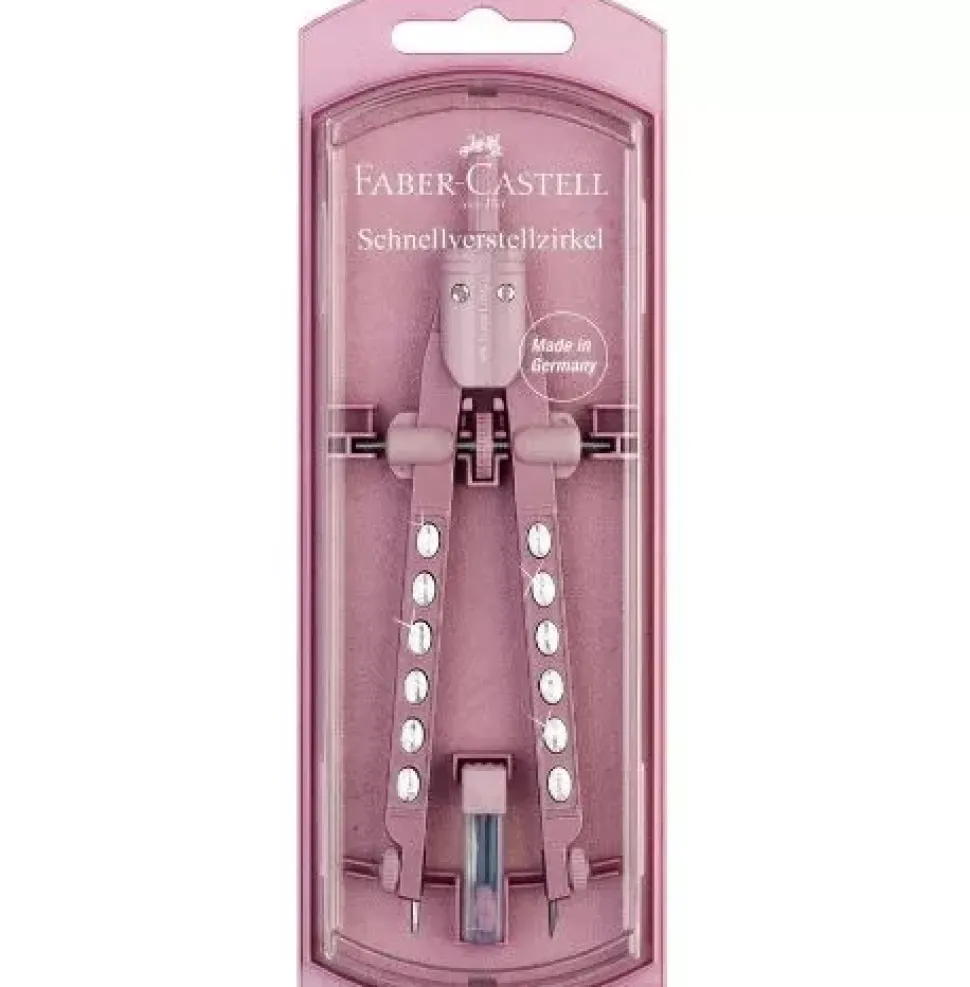 Compás de Ajuste Rápido Factory Sparkle Faber-Castell