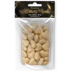 Corazones de lacre Melocotón Pastel Wax and Seals Stamperia
