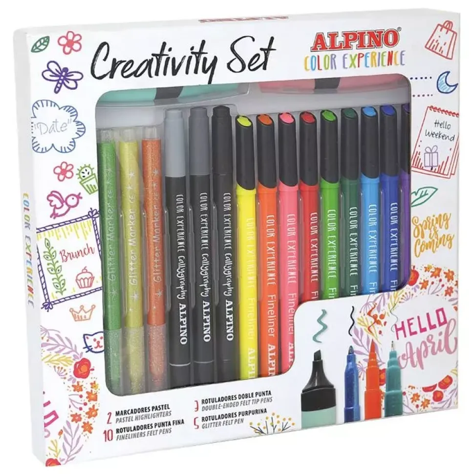 Creativity Set de Rotuladores Alpino