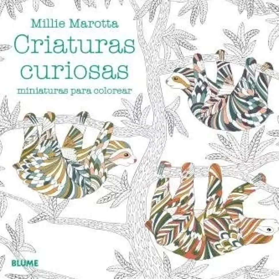 Criaturas Curiosas Miniaturas para colorear