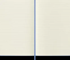 Cuaderno Azul Claro Rayas tapa dura Moleskine 13x21cm
