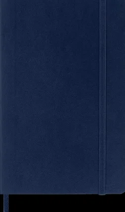 Cuaderno Azul Zafiro Liso tapa blanda Moleskine 9x14cm