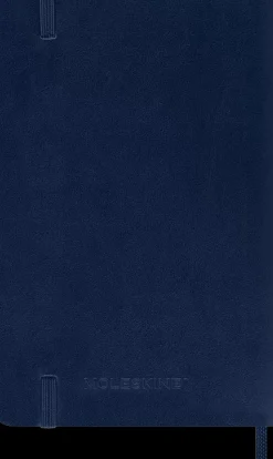 Cuaderno Azul Zafiro Liso tapa blanda Moleskine 9x14cm