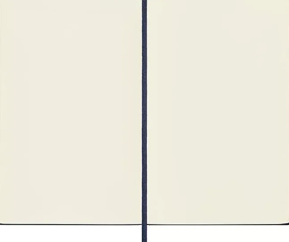Cuaderno azul zafiro tapa dura liso Classic Moleskine 19x25cm