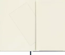 Cuaderno azul zafiro tapa dura liso Classic Moleskine 19x25cm