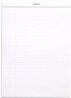 Cuaderno con líneas blanco Plus Rhodia A4