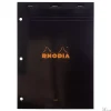 Cuaderno con líneas troquelado negro Plus Rhodia A4
