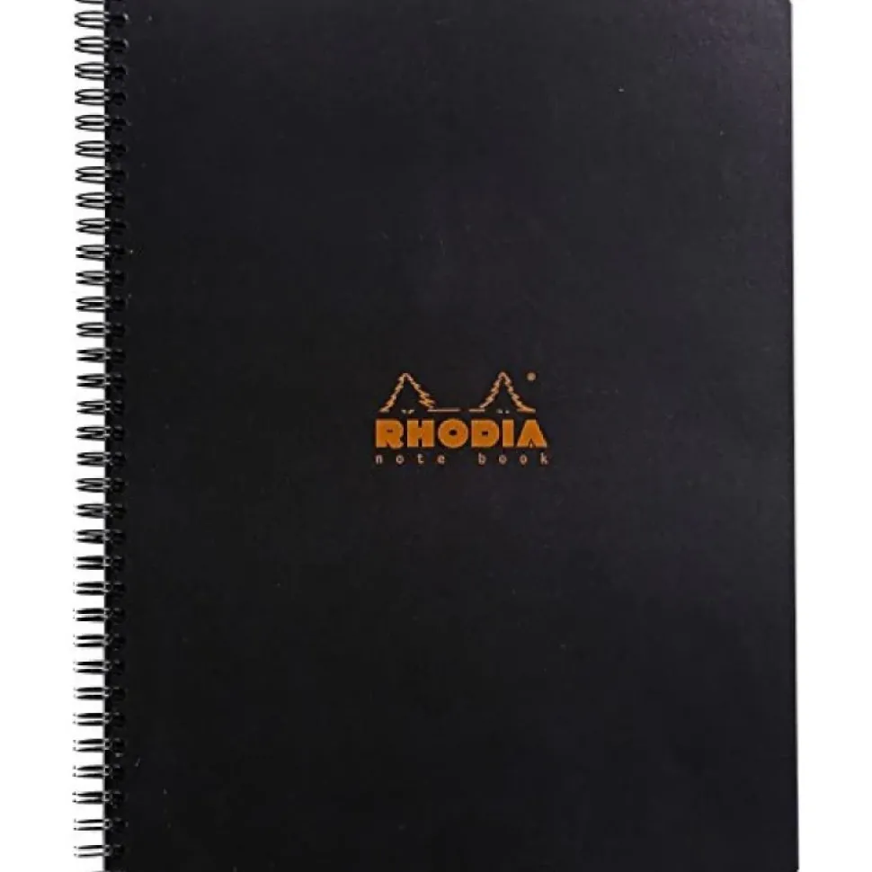 Cuaderno Cuadrícula Negro Rhodia A4