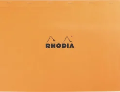 Cuaderno cuadros naranja A3 Rhodia