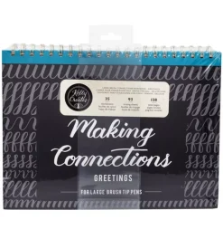 Cuaderno de conexiones pincel grueso Greetings Kelly Creates