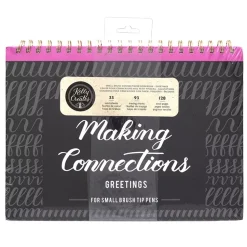 Cuaderno de conexiones pincel fino Greetings Kelly Creates