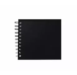 Cuaderno de Dibujo Ebony Espiral Tapa Negra Daler-Rowney 15x15cm