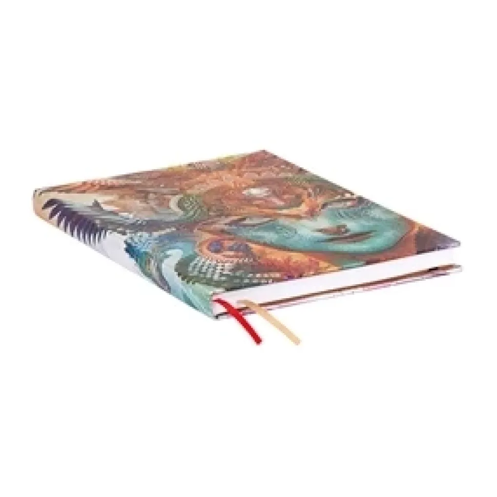Cuaderno de dibujo liso Dragón Dharma Paperblanks 20,5x30cm 200g/m²