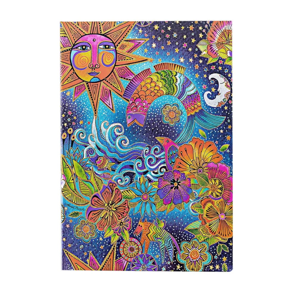 Cuaderno de dibujo liso Magia Celeste Paperblanks 20,5x30cm 200g/m²