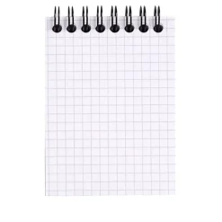 Cuaderno de espiral con cuadros naranja Rhodia 7x10cm