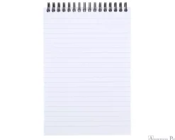 Cuaderno de espiral con líneas negro Plus Rhodia A5