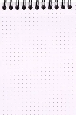 Cuaderno de espiral con puntos naranja 10,5x14,8cm Rhodia