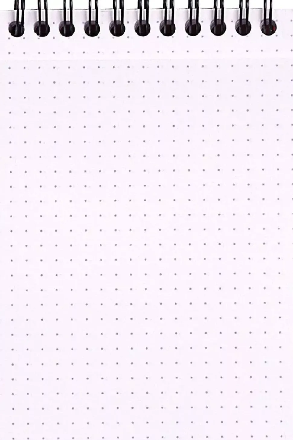 Cuaderno de espiral con puntos naranja 10,5x14,8cm Rhodia