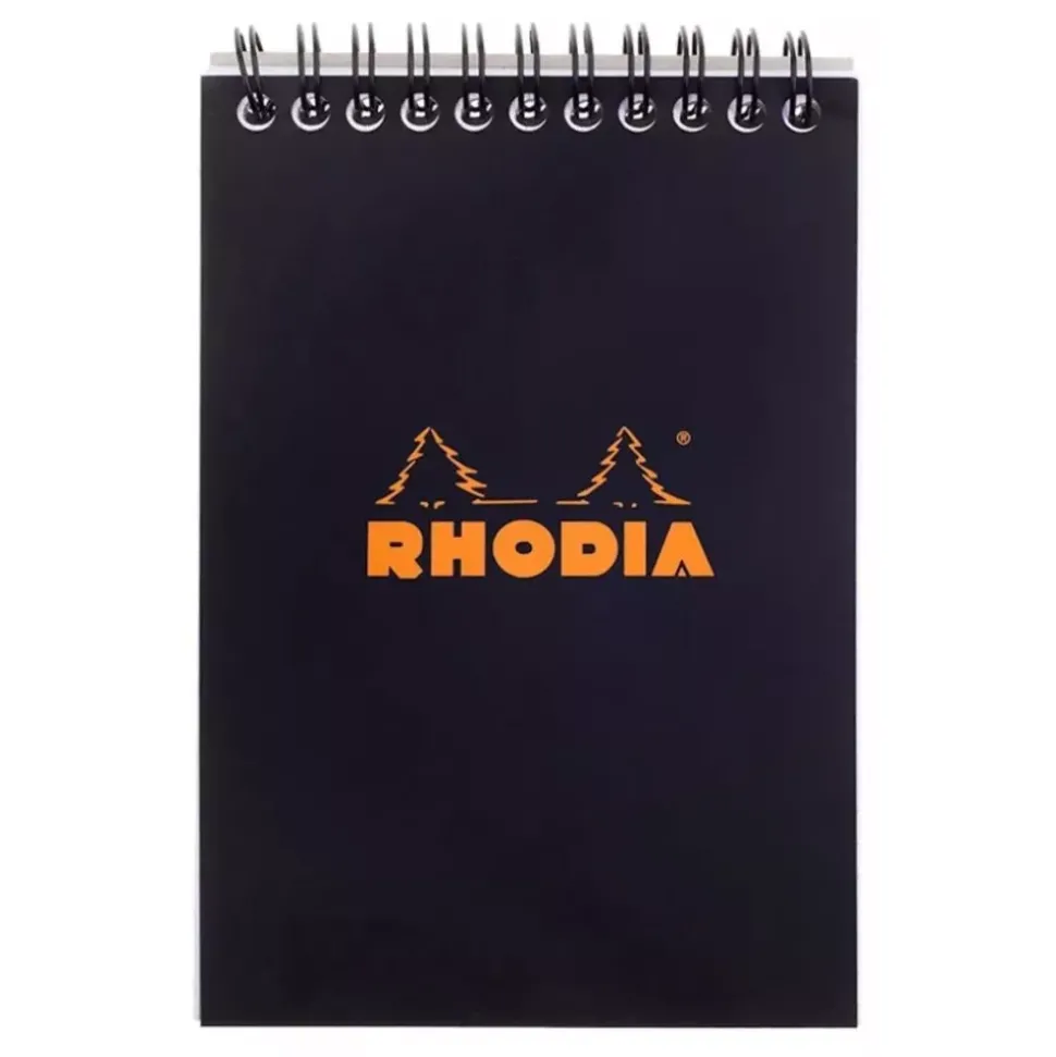 Cuaderno de Espiral Cuadrículado Clásico nº13 Rhodia 80g/m² 10.5 x 14.8cm