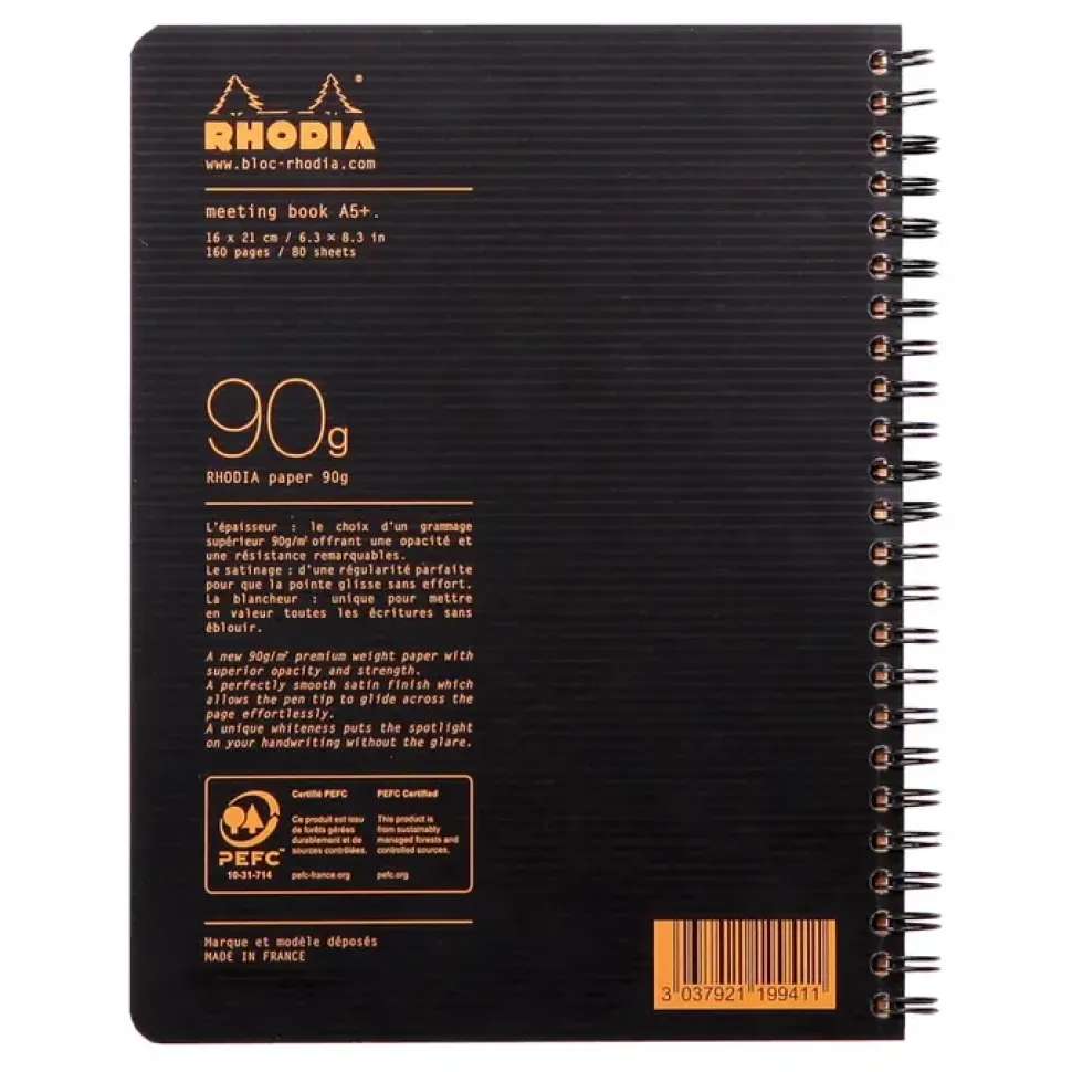 Cuaderno de espiral Meeting Book Rhodia A5