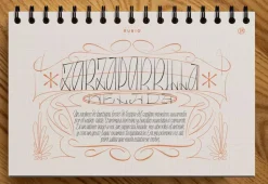 Cuaderno de Lettering con Ejercicios Paso a Paso