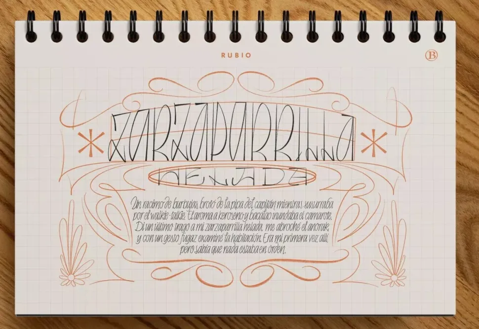 Cuaderno de Lettering con Ejercicios Paso a Paso