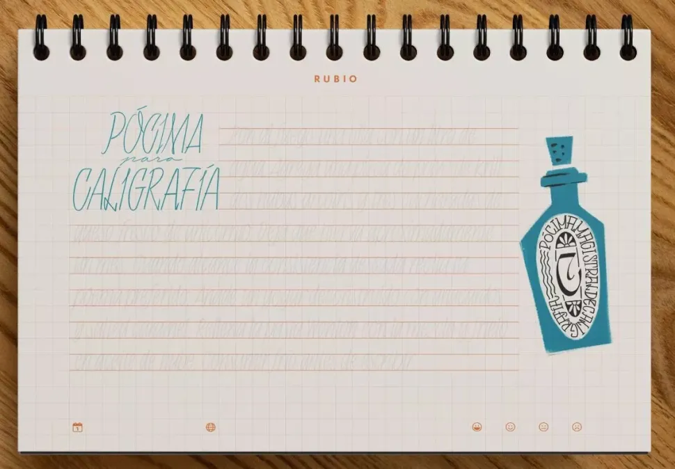 Cuaderno de Lettering con Ejercicios Paso a Paso