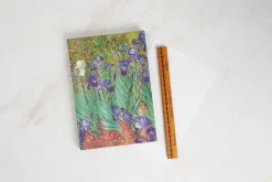 Cuaderno de tapa dura Delgado rayado Lirios de Van Gogh Paperblanks 9,5x18cm 85g/m²