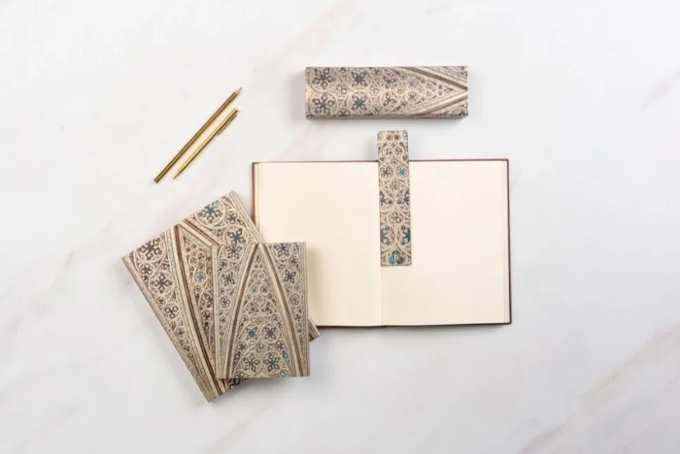 Cuaderno de tapa dura Midi liso Bóveda de la Catedral de Milán Paperblanks 12x18cm 120g/m²