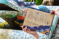 Cuaderno de tapa dura Midi rayado Gaudí, Manuscrito de Reus Paperblanks 12x18cm 120g/m²