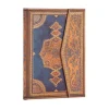 Cuaderno de tapa dura Midi liso Safavid Índigo Paperblanks 12x18cm 120g/m²