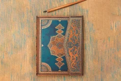 Cuaderno de tapa dura Midi liso Safavid Índigo Paperblanks 12x18cm 120g/m²