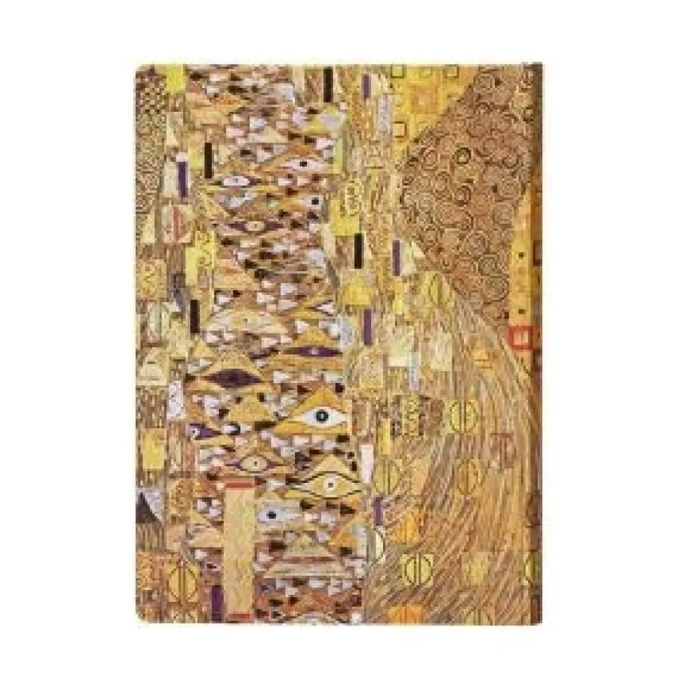 Cuaderno de tapa dura Midi rayado Centenario de Klimt, Retrato de Adele Paperblanks 12x18cm 120g/m²