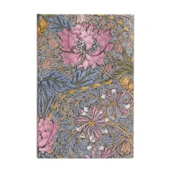 Cuaderno de tapa dura Mini rayado Morris Madreselva Rosa Paperblanks 9x14cm 85g/m²
