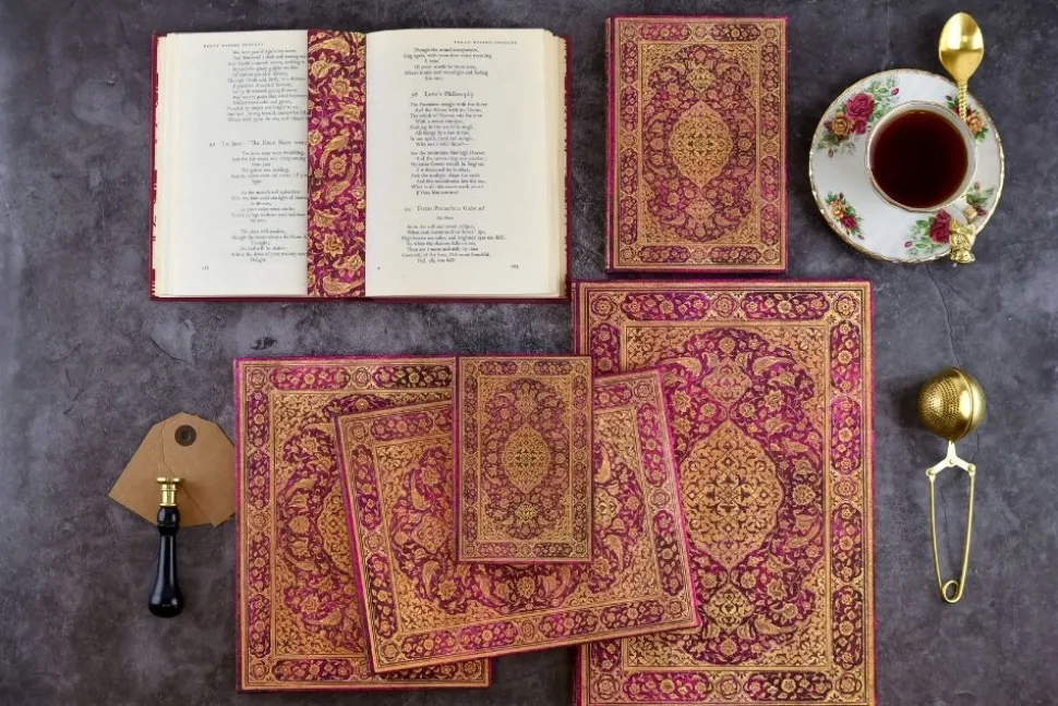 Cuaderno de tapa dura Mini rayado El Vergel Paperblanks 9x14cm 85g/m²