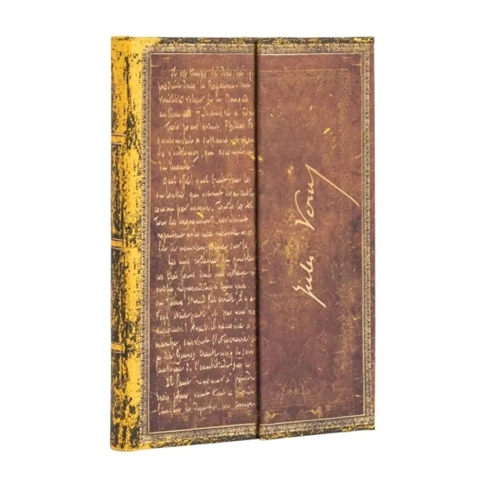 Cuaderno de tapa dura Mini rayado Verne, La Vuelta al Mundo Paperblanks 9x14cm 85g/m²