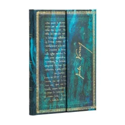 Cuaderno de tapa dura Mini rayado Verne, Veinte Mil Leguas Paperblanks 9x14cm 85g/m²