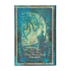 Cuaderno de tapa dura Mini rayado Verne, Veinte Mil Leguas Paperblanks 9x14cm 85g/m²