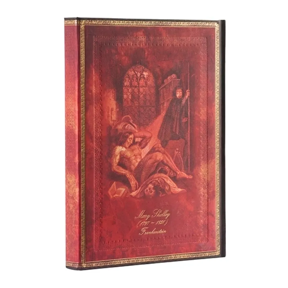Cuaderno de tapa dura Ultra rayado Mary Shelley, Frankenstein Paperblanks 17,5x23cm 120g/m²