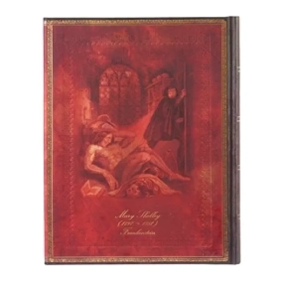 Cuaderno de tapa dura Ultra rayado Mary Shelley, Frankenstein Paperblanks 17,5x23cm 120g/m²