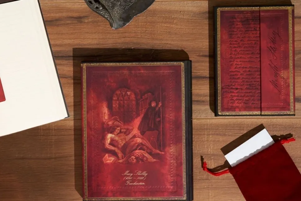 Cuaderno de tapa dura Ultra rayado Mary Shelley, Frankenstein Paperblanks 17,5x23cm 120g/m²