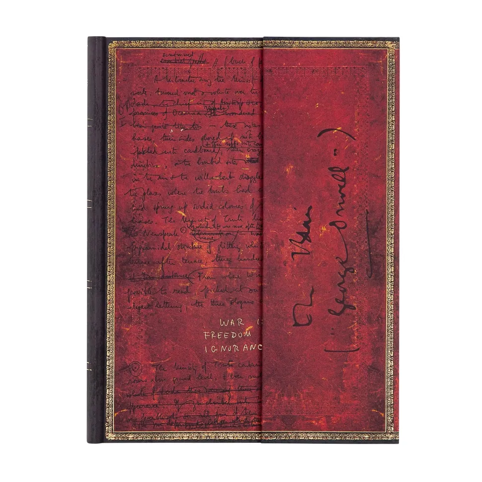 Cuaderno de tapa dura Ultra rayado Orwell, 1984 Paperblanks 17,5x23cm 120g/m²