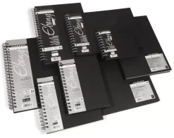 Cuaderno de viaje Sketch Book Negro Daler Rowney 180 g/m²