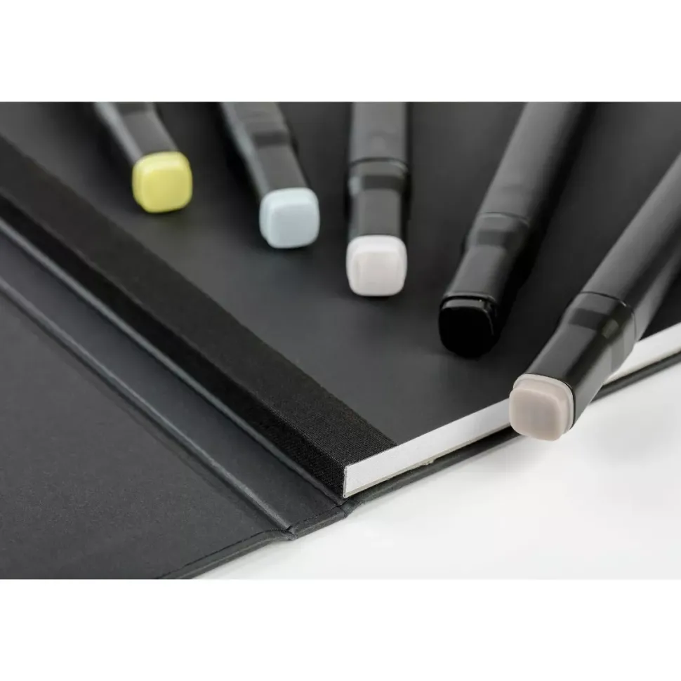 Cuaderno Dibujo Negro Clairefontaine 15x21cm