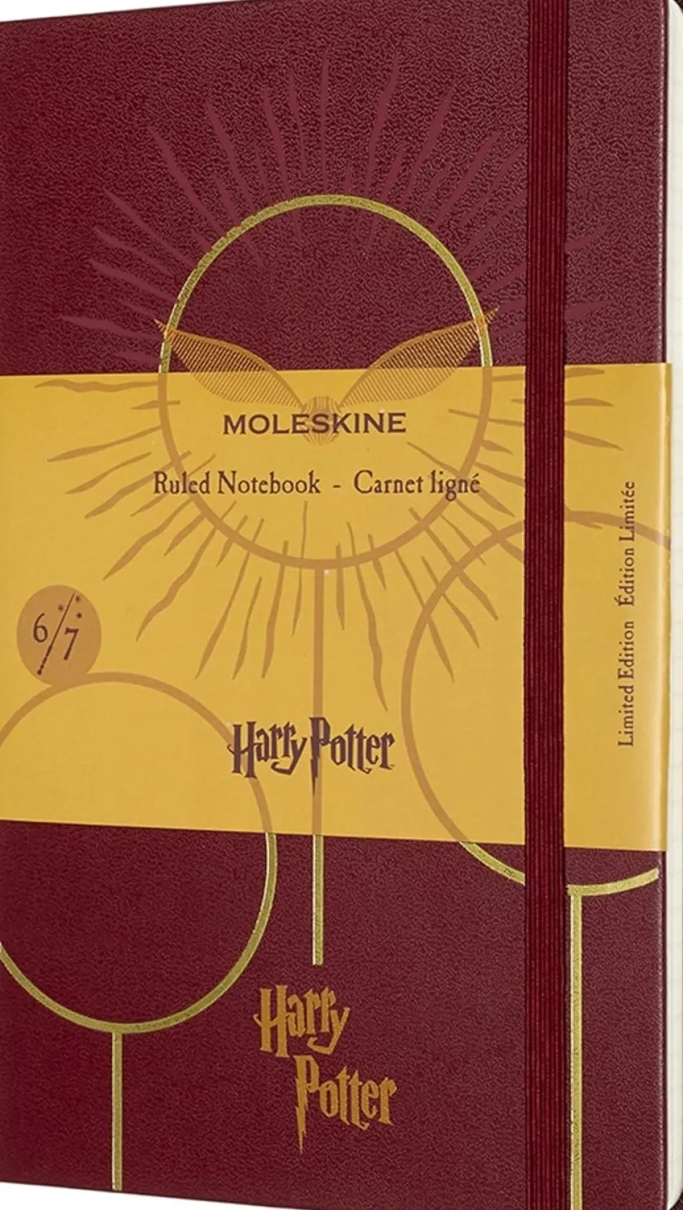Cuaderno edición limitada Quidditch Harry Potter 13x21cm Moleskine