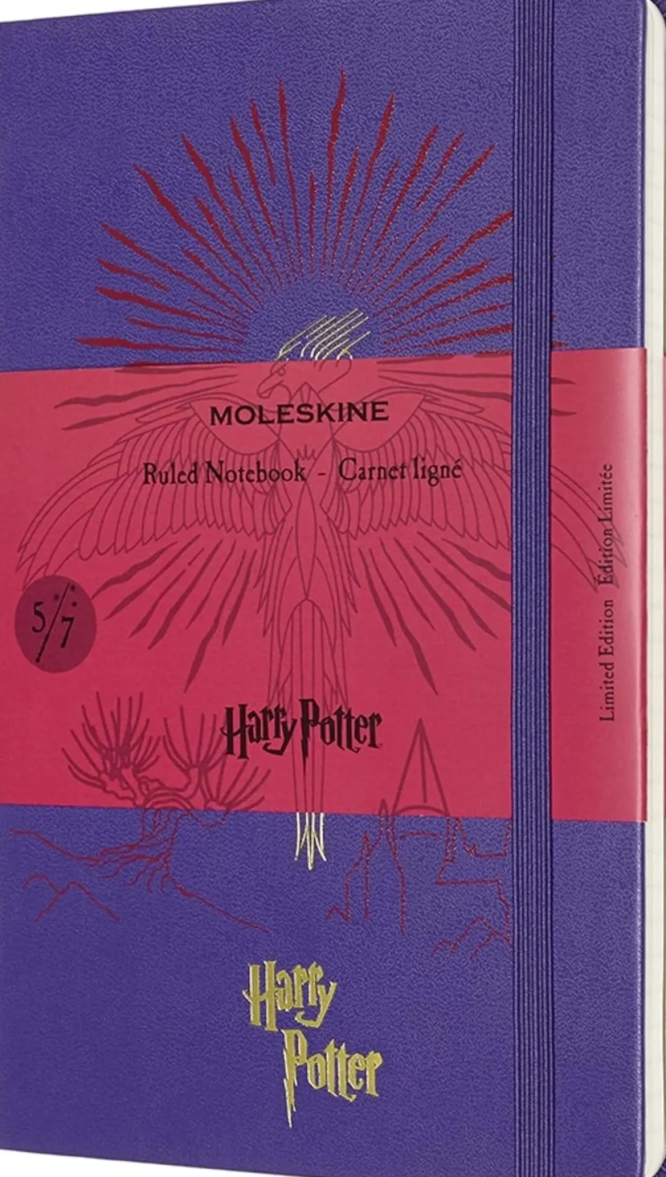 Cuaderno edición limitada Fénix Harry Potter 13x21cm Moleskine