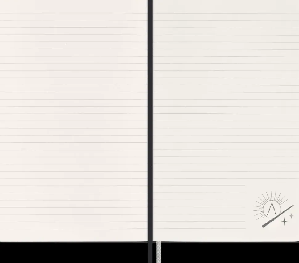 Cuaderno edición limitada Wizarding World Lumos Harry Potter 13x21cm Moleskine