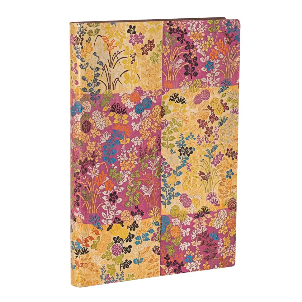 Cuaderno Flexi Midi liso Kara Ori Rosa Paperblanks 13x18cm 100g/m²