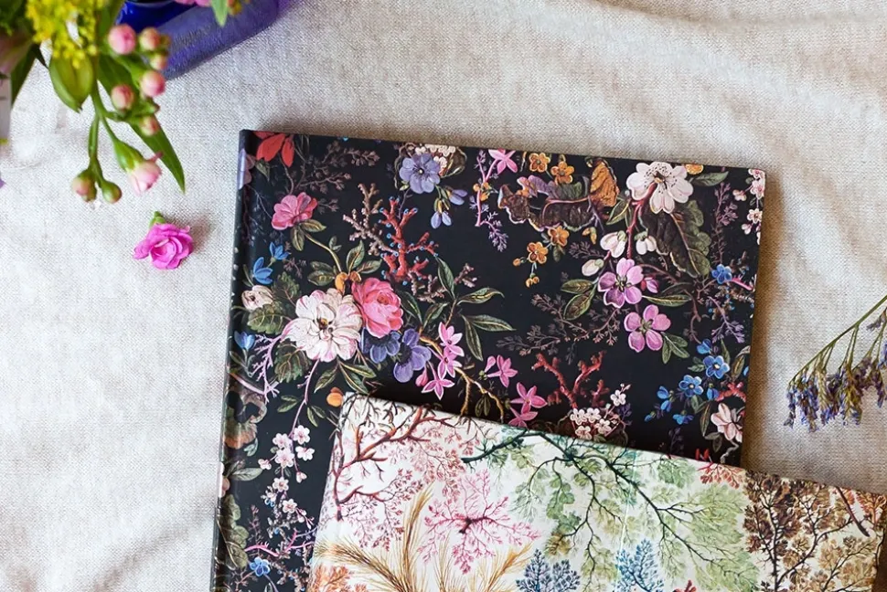 Cuaderno Flexi Midi rayado Floralia Paperblanks 13x18cm 100g/m²