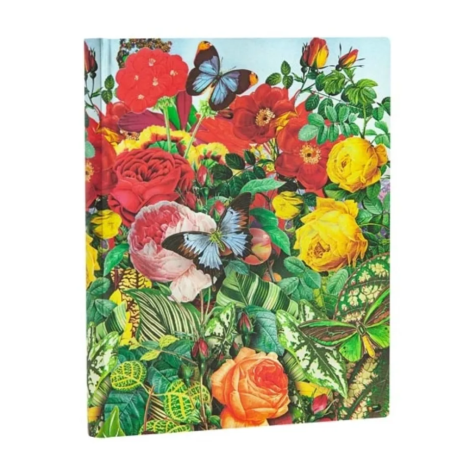 Cuaderno Flexi Ultra liso Jardín de Mariposas Paperblanks 17,5x23cm 100g/m²